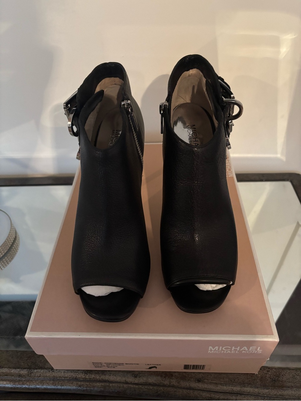 Michael Kors Cheyenne Bootie, Black